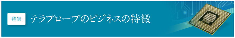 テラプローブのビジネスの特徴